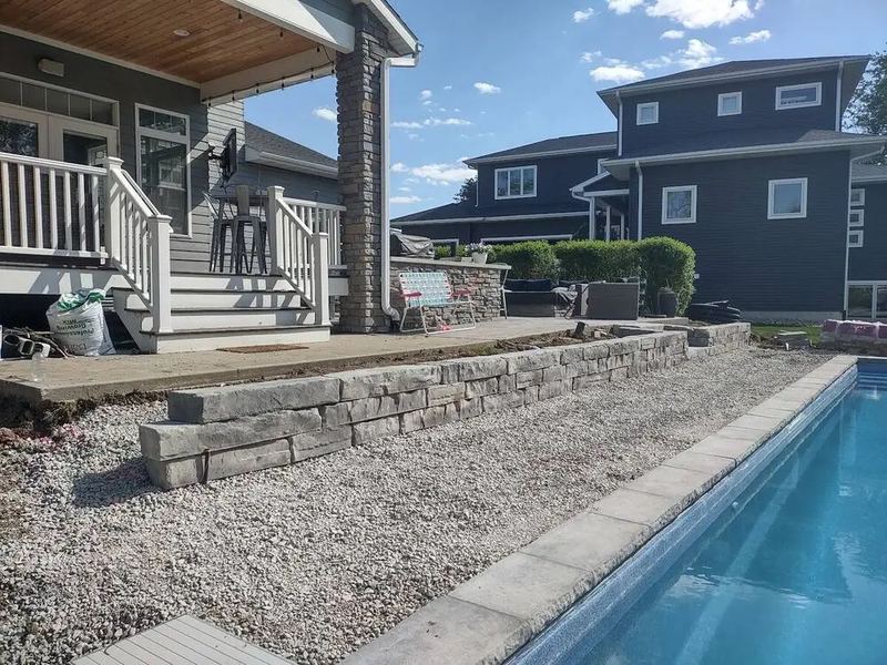Pool installers job in the Northeast Sioux Falls neighborhood of Sioux Falls