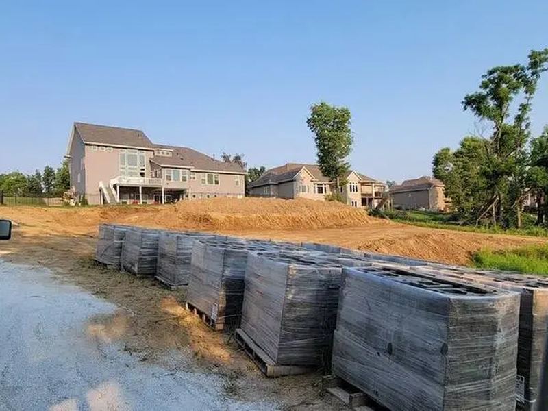 Pool installers job in the Southwest Sioux Falls neighborhood of Sioux Falls